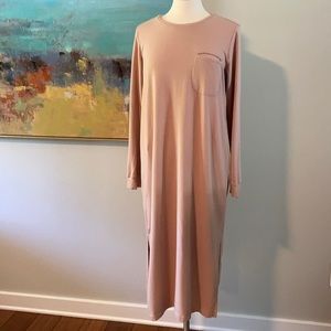 CUYANA French Terry Dress - Quartz